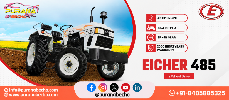 Eicher 485 Tractor: Price, Features, Specifications & Performance