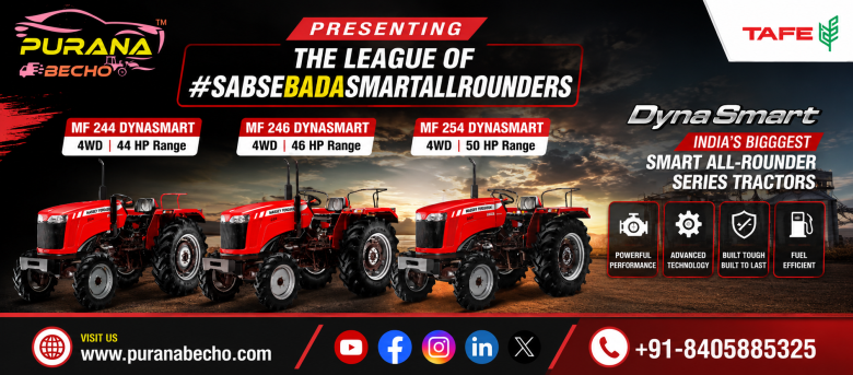 Massey Ferguson DynaSmart Tractors: Price, Features, Specifications & Performance