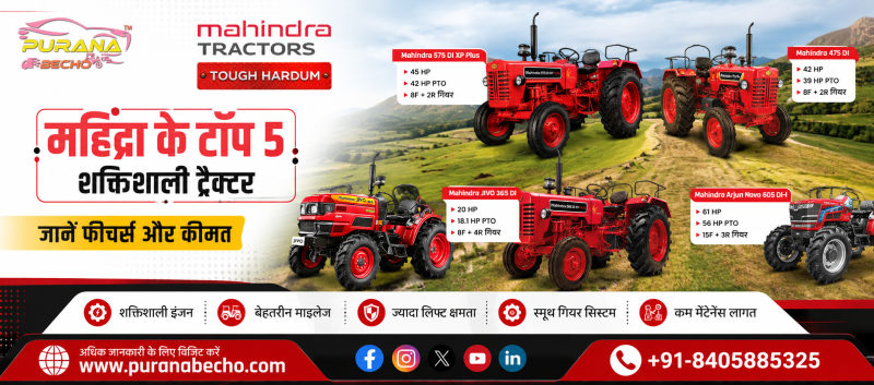 Top Powerful Mahindra Tractors in India: Price, Features, Specifications & Performance Review