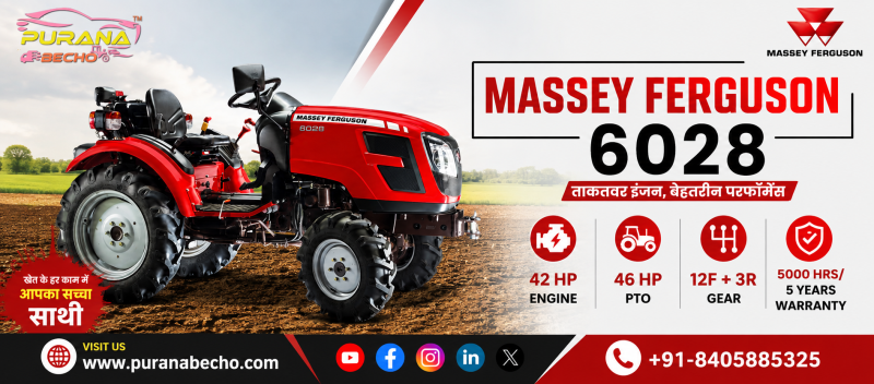 Massey Ferguson 6028 Tractor: Price, Features, Specifications & Performance